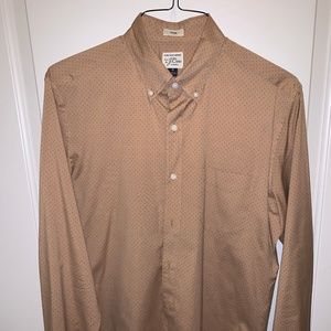 J Crew Mustard Long Sleeve Button Down